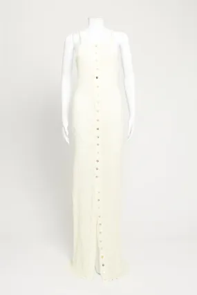 Cream Muslin Preowned Maxi Dress