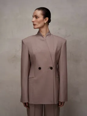 Double Breasted Fitted Jacket