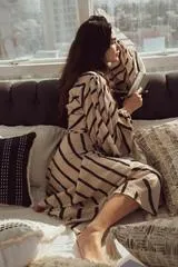 GOLDEN HOUR print dress vVyom x deme | Limited Edition Loungewear