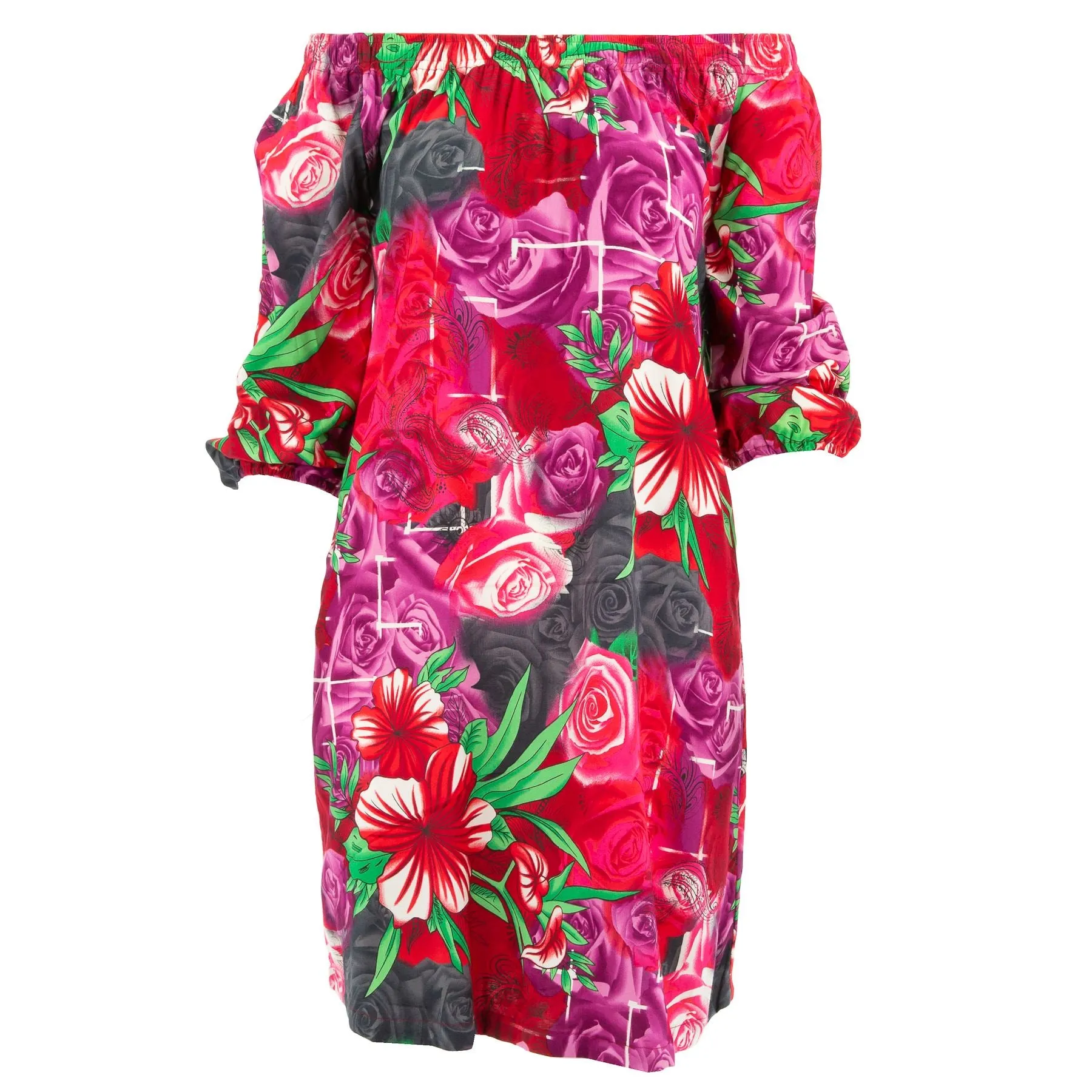 Off The Shoulder Dress - Bella Rose