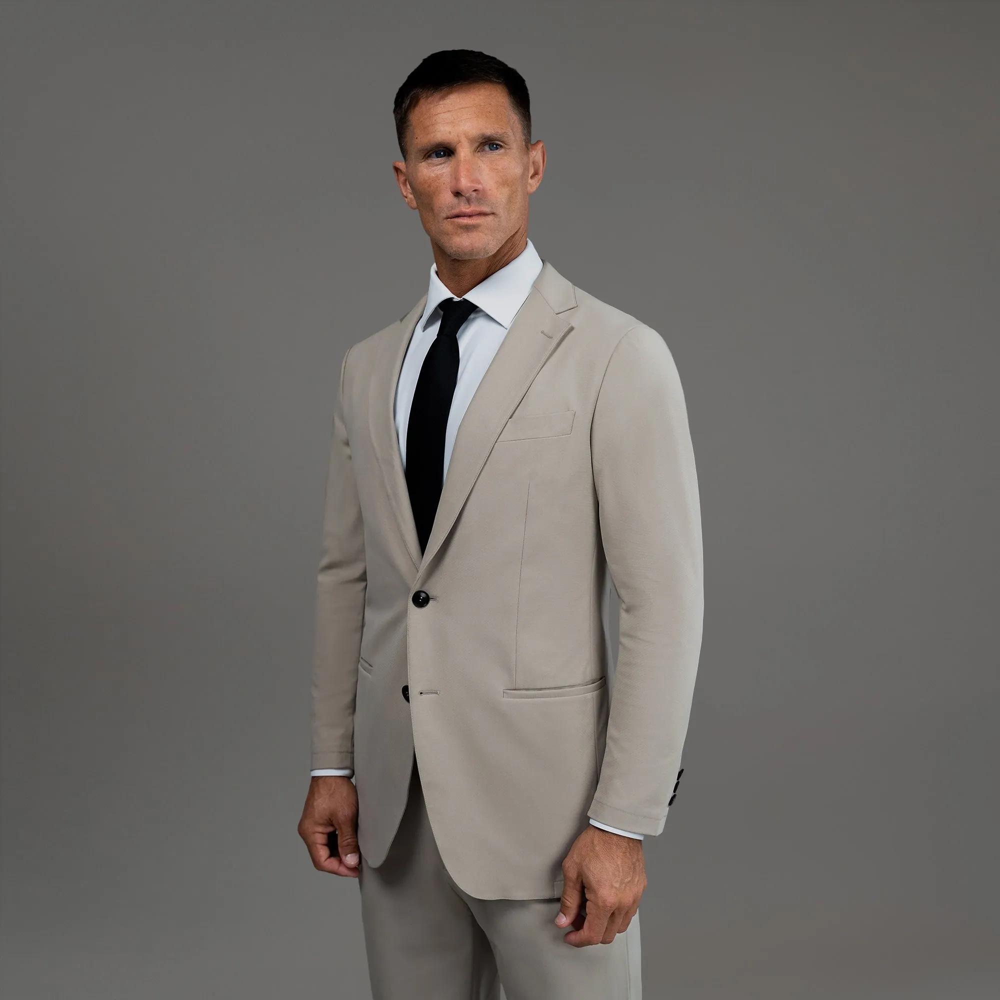 Soho FlexTech Blazer- Fog