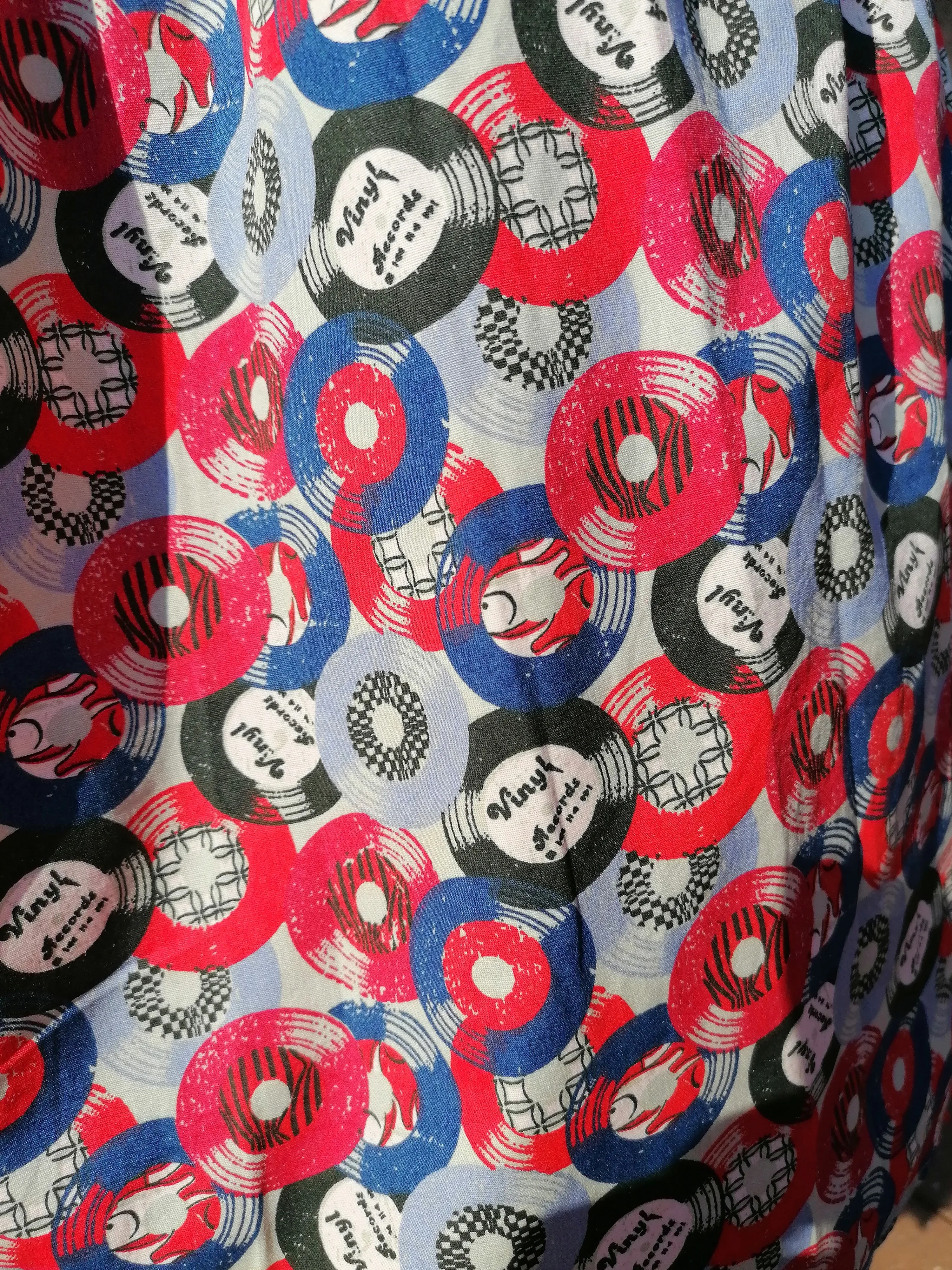 Vinyl Record Retro dress