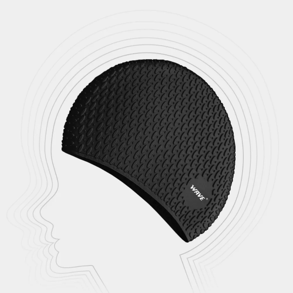 WAVE Non-slip Unisex-Adult Swim Cap
